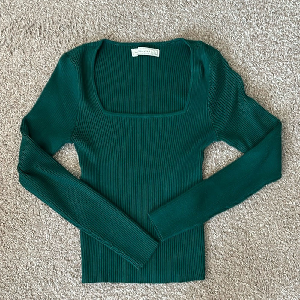 Abercrombie & fitch square neck sweater